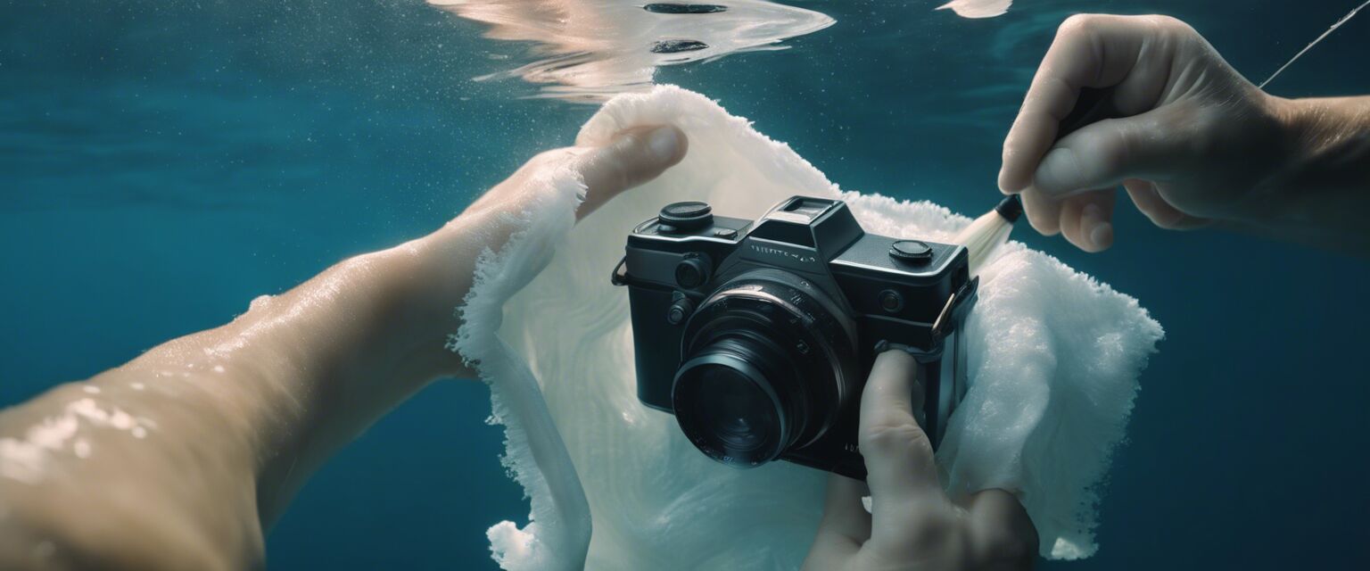 Cleaning Underwater Camera