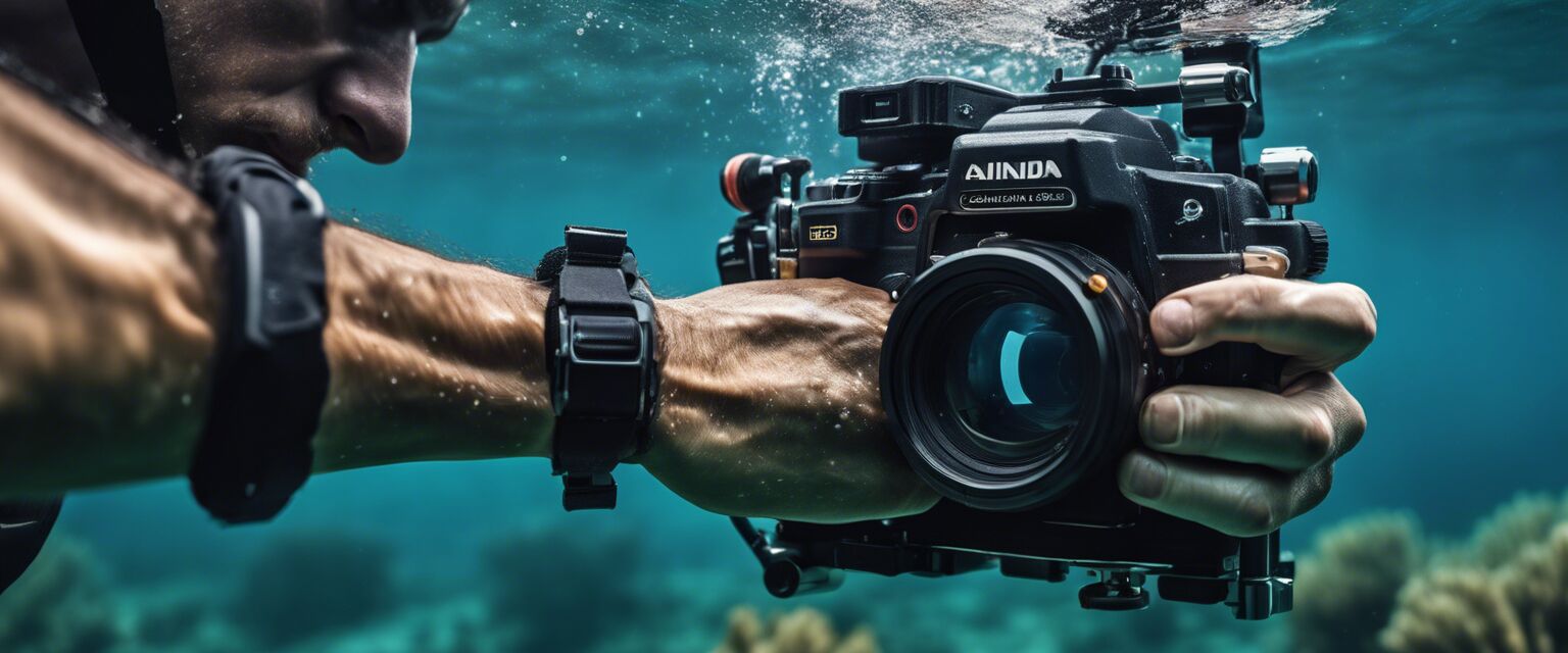 Underwater camera housing example