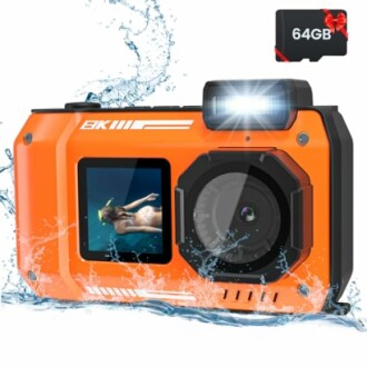 Upgraded 8K 70MP Underwater Camera